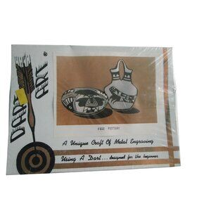 Vintage Dart Art Metal Engraving Craft Kit For Beginners 102 Pottery Design Seal